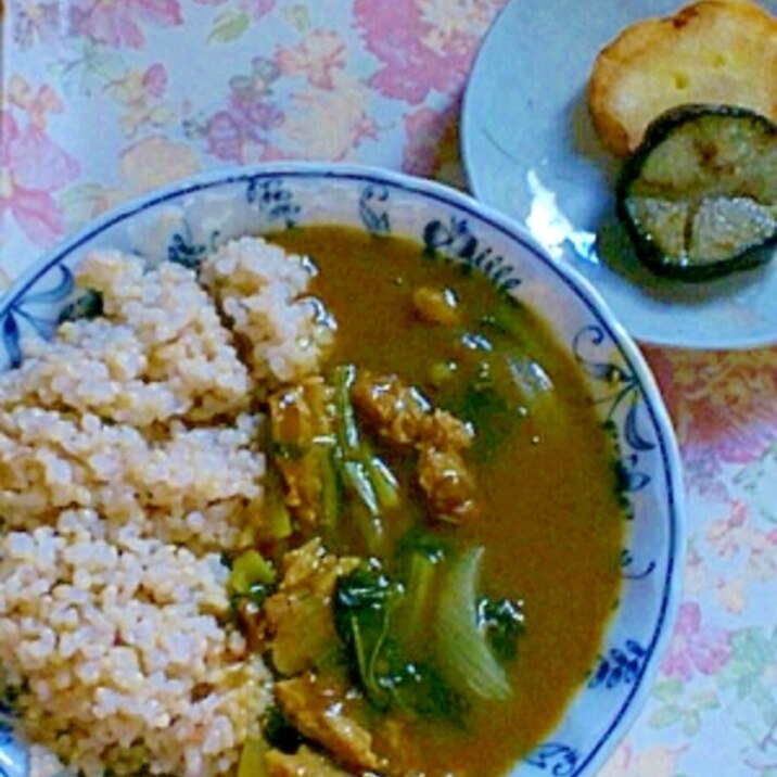 焼き野菜添え　ベジカレーライス♪